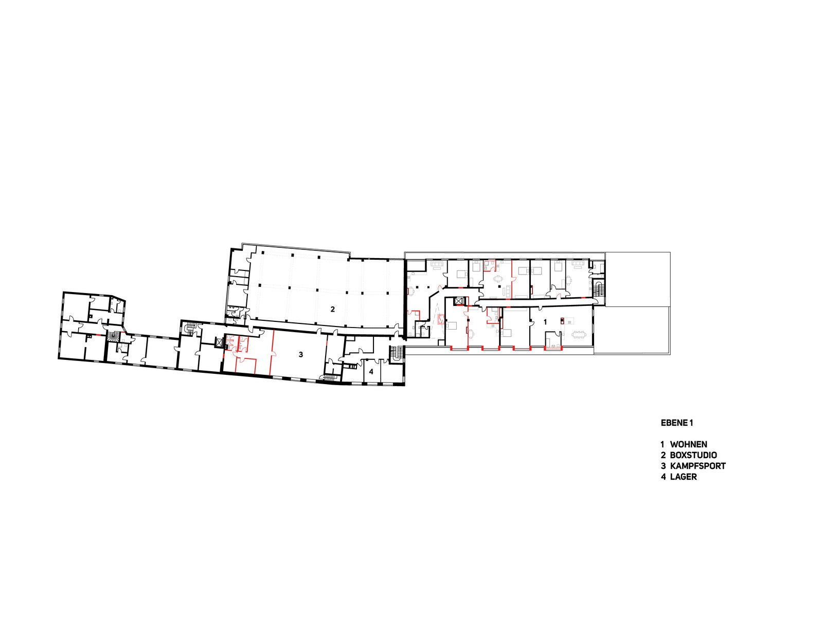 Atelierwohnen in großen Dachgauben und Industriecharme, bauen im bestand von m8Architekten